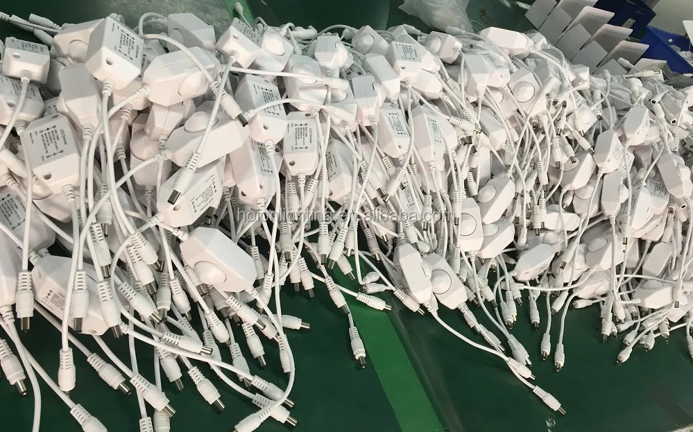 12v 24v rotary small inline led dimmer single color mini led dimmer 3 years warranty