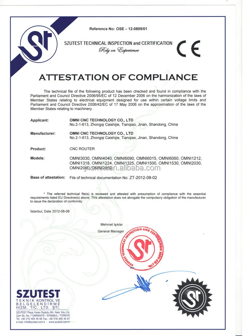 OMNI CE certificate_