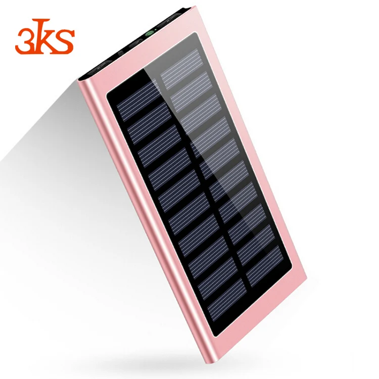 Двойной порт USB разъем типа Открытый водонепроницаемый Power Bank солнечной 20000 мАч