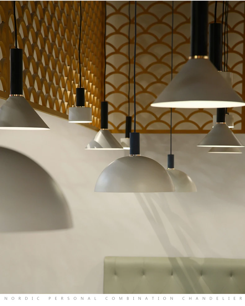 Nordic Macarons  modern  creative hanging lamp design DIY  E27 LED  for bedroom living room lobby restaurant bar pendant lights