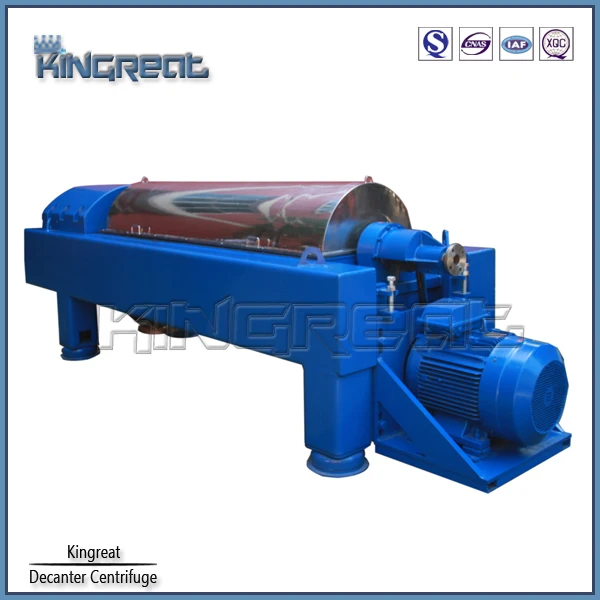 горизонтальные 2 фазы графином центрифуга осадка оборудования для очистки