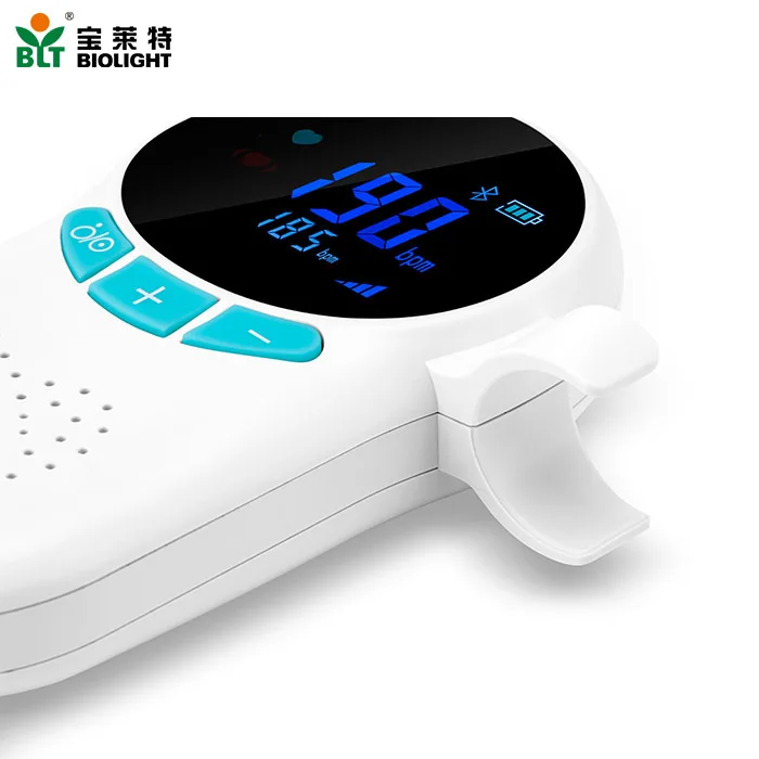 
Cheap Fetal Doppler Monitor / Pocket Fetal Doppler for Baby Heart Rate Measurement 