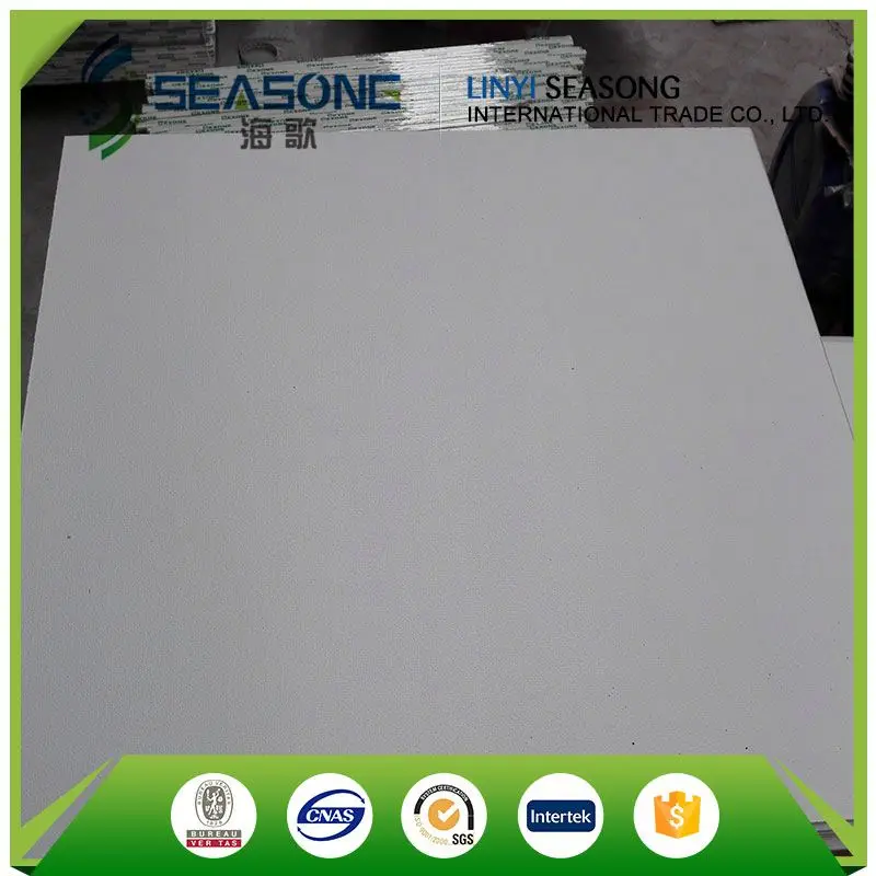 Ламинированный винил Гипсовые Плитки С Алюминиевой Фольгой, подвесные Гипсокартонные Подвесные Потолки