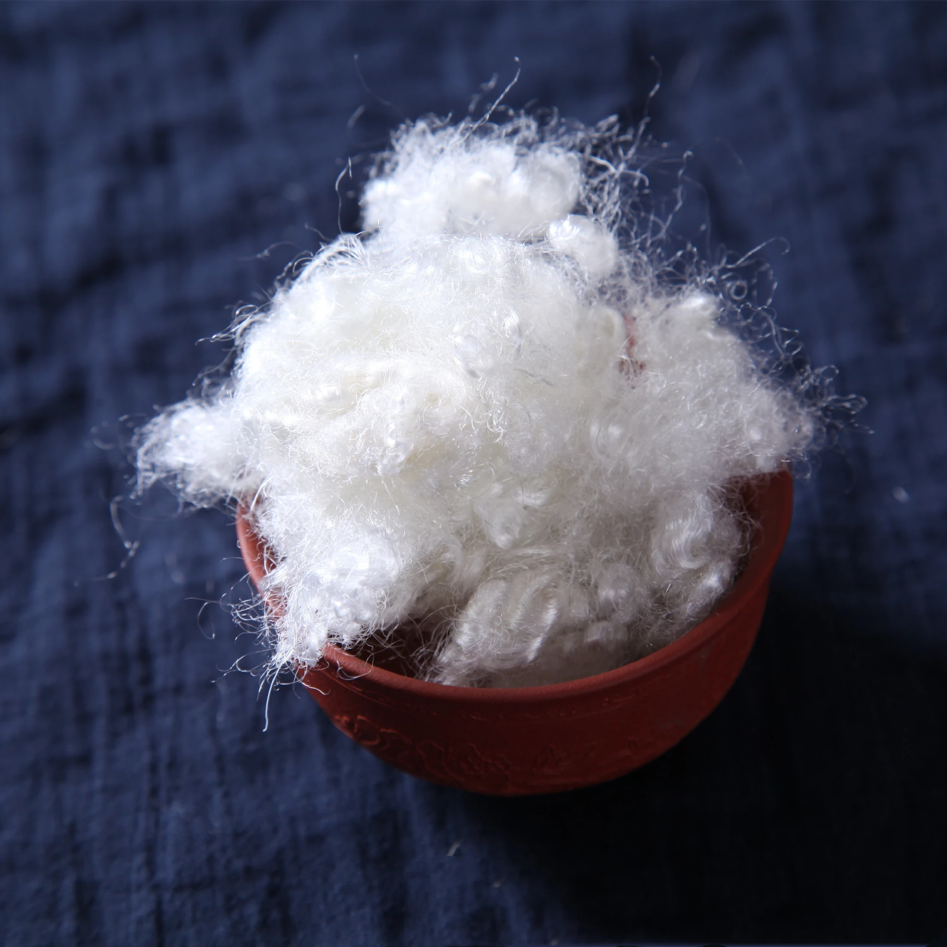 
9D high density conjugated hollow polyester staple fiber 