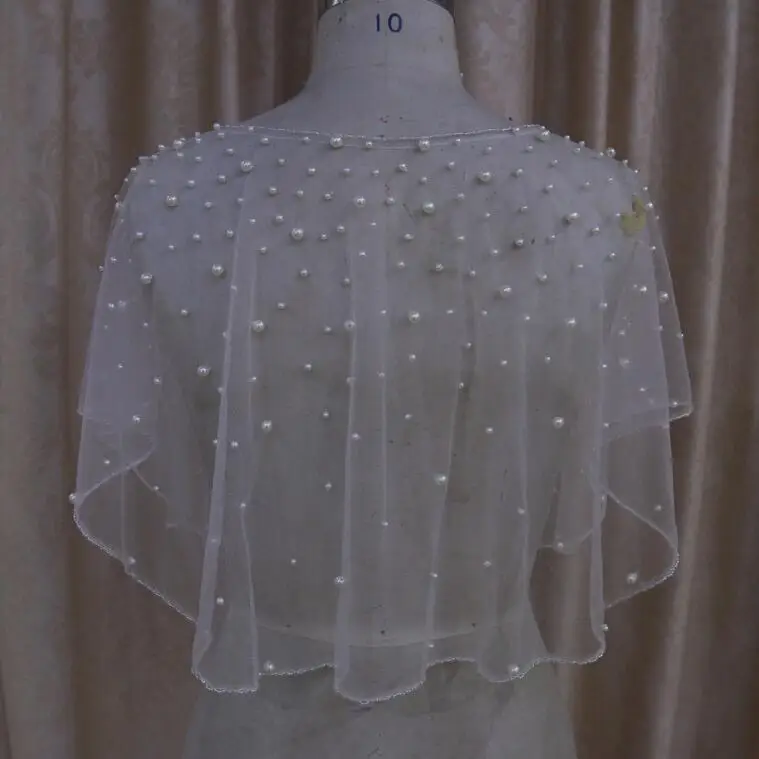 
NW1173 Bridal Tulle Beaded Jacket Wedding Bolero in Store 
