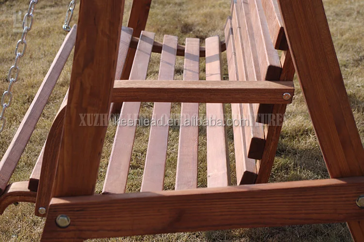 
Canopy Wood Metal Outdoor Swings For Adults 