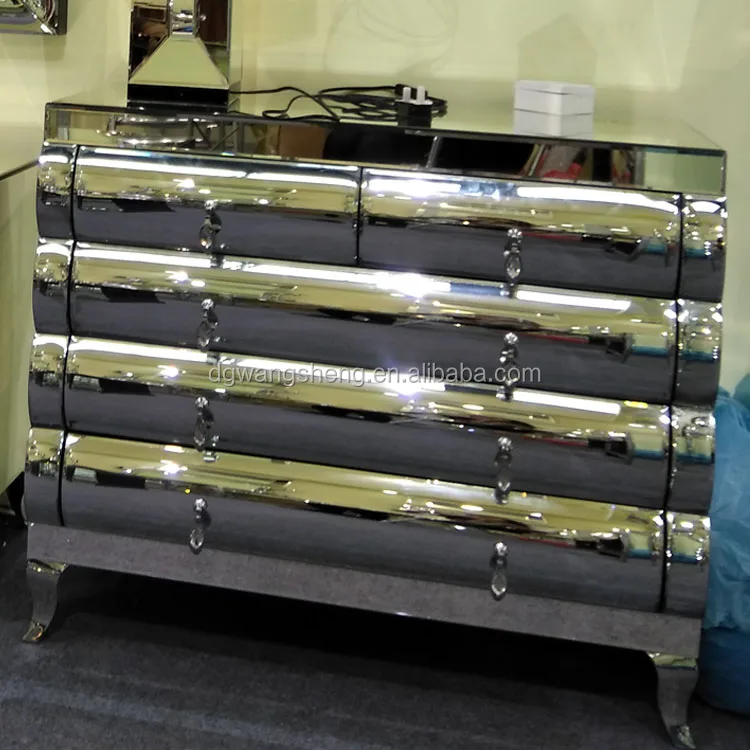 Мебель для гостиной, зеркальный угол, 5 комодов, шкаф