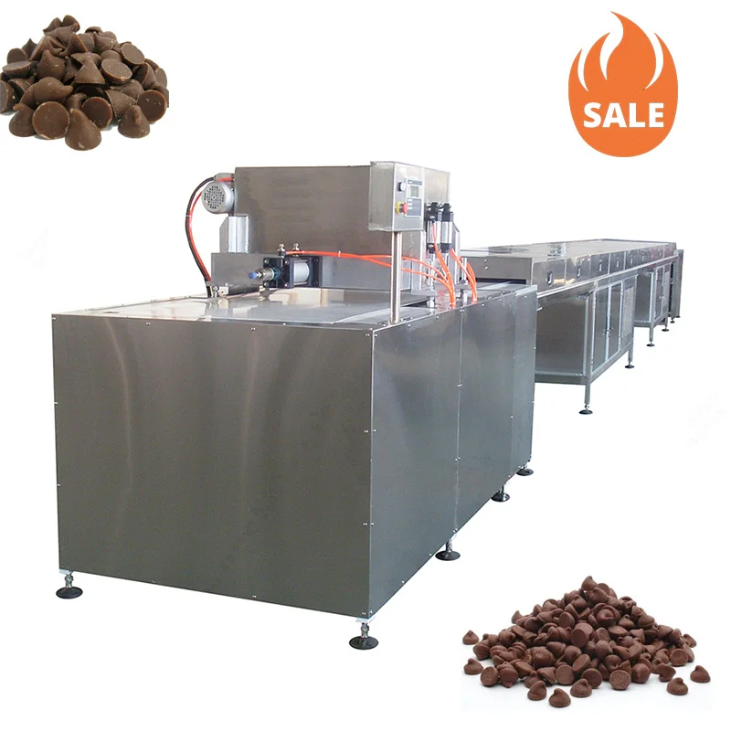 400MM Conveyor Belt Width Chocolate Drops Extruder Chocolate Chips Depositing Machine