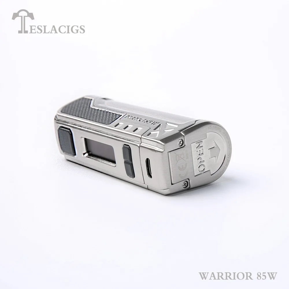 Zinc alloy Tesla Warrior 85W box mod By Teslacigs factory for shipping free with good price