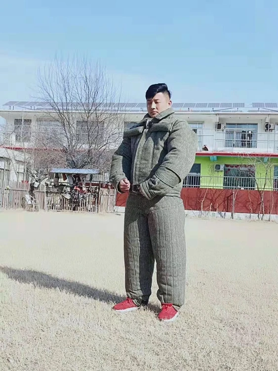 2019 Wholesale Dog Bite suit Dog flax Training Protection  Suit Bite