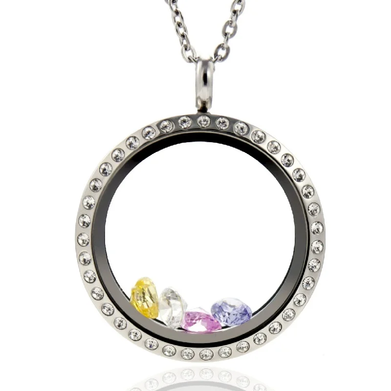 Самый популярный кулон-медальон из нержавеющей стали с памятью и стеклянной фоторамкой