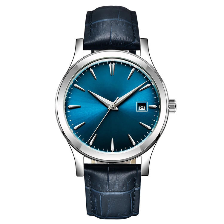 
2018 Customize real nail ice blue sunglass dial stainless steel ck business watch men watches reloj luxury montres hommes 