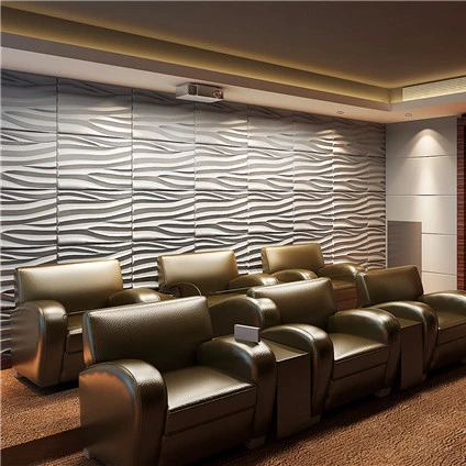 Demax brand 3D design Foam Wall paper for house decoration