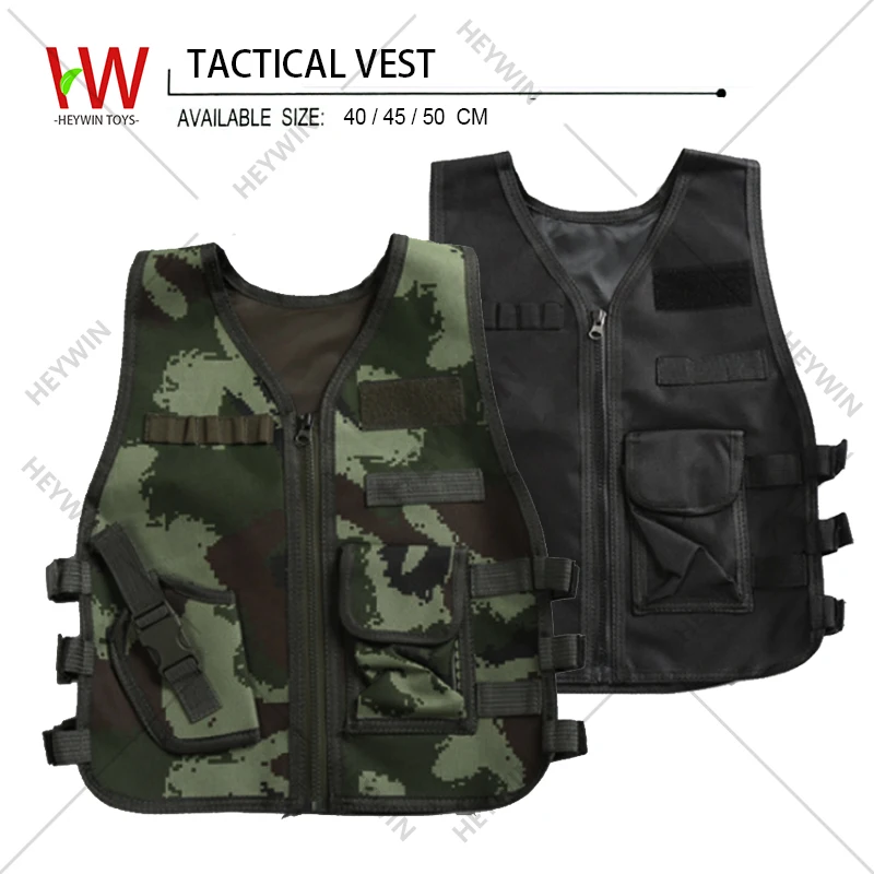 Adjustable Elite Tactical Vest for kids outdoor play outdoor game Combat equipment Elite Battle Game Children Gift (HM7A)