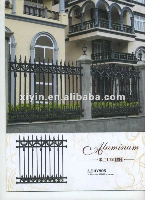 Europe hot sales aluminum outdoor decorative garden fence