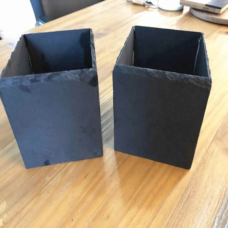 Indoor outdoor  natural slate flower pot for flower/green plant used gardening