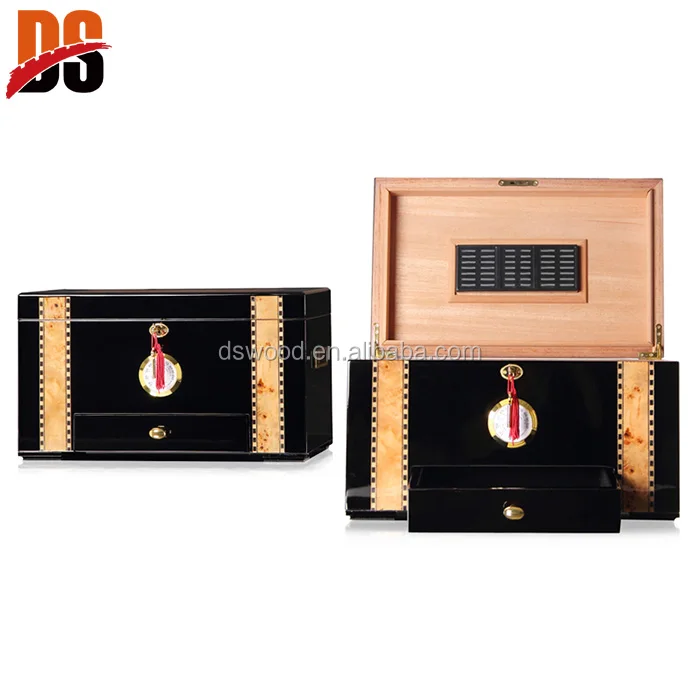 high quality wooden cigar humidor