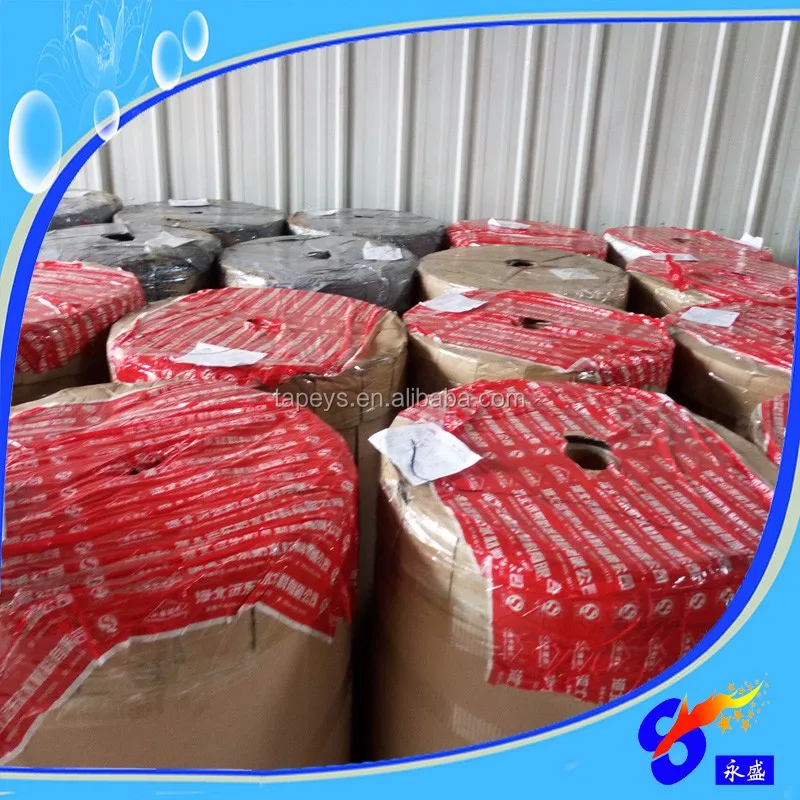 Alibaba китай 40mic/42mic/45mic бопп клейкой ленты слон крена, bopp упаковочной ленты слон крена