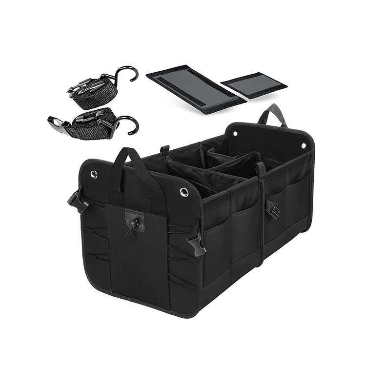 Non Slip Bottom Strips Multi-functional Organizer Car Trunk