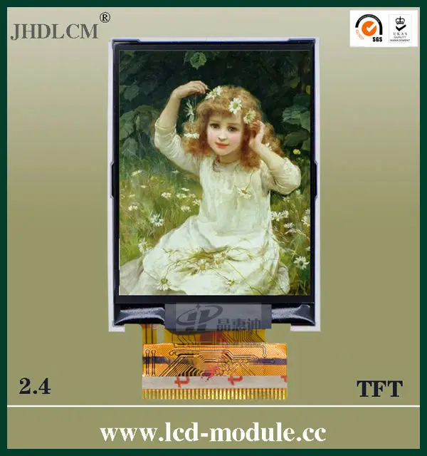 2.4 дюймов зубчатых lcd qvga( 240*320) JHD- TFT2.4- 42A