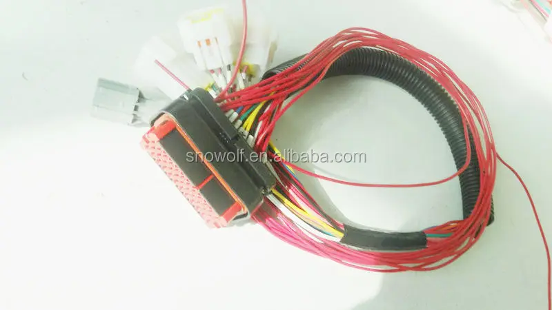 32 pin ECU connector 32 way engine connector cable loom wiring assembly wiring looms