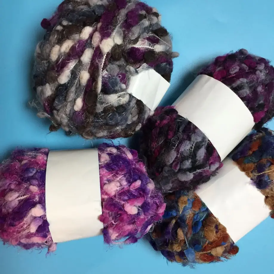 hot sales  polyamide nylon  nylon feather  yarn for hand knitting