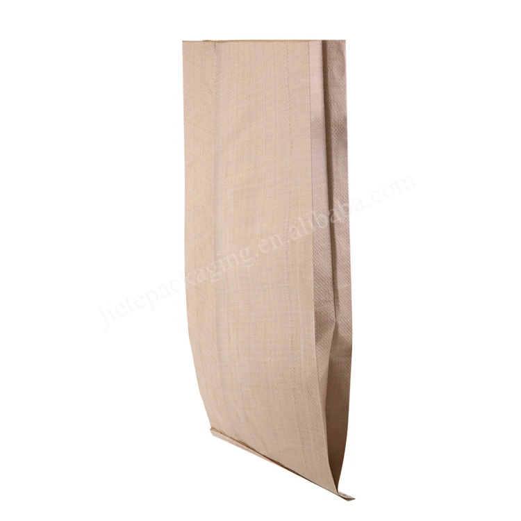 Industrial use cheap white kraft paper plastic compound bag sacks for cement,tile adhesive and mortar