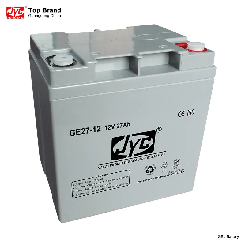 Shaoguan Best Quality 12V 27Ah Solar Storage Greensaver Gel Silicone Battery