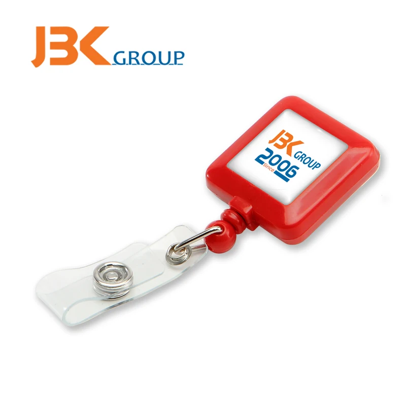 Бейдж с логотипом на заказ, шнурок для ключей с ремешком, поворотный бейдж с аллигатором, выдвижная катушка