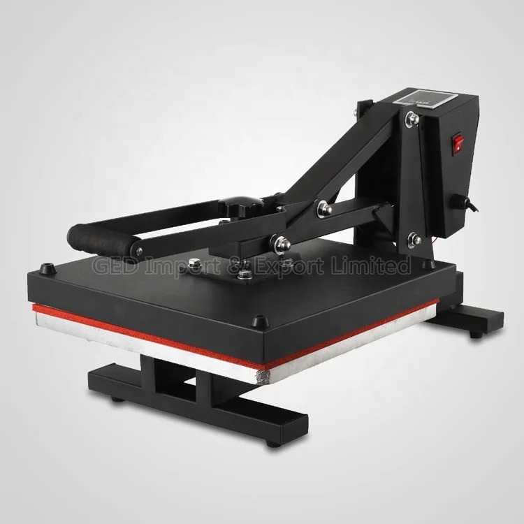 Guangzhou  38*38cm Flat Heat Transfer Machine 15*15 inch  Sublimation Iron Magnetic Press for T-shirt Fabric Bag Clothes Garment