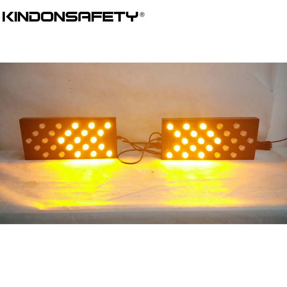 400mm LED Signal Boards Directional Traffic Advisor Lights Arrow Sign Light roadway safety yellow 12V or 24V