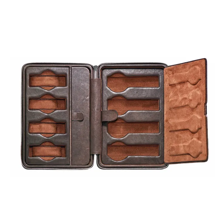 
Unique luxury 8 slot PU leather watch storage boxes for men 