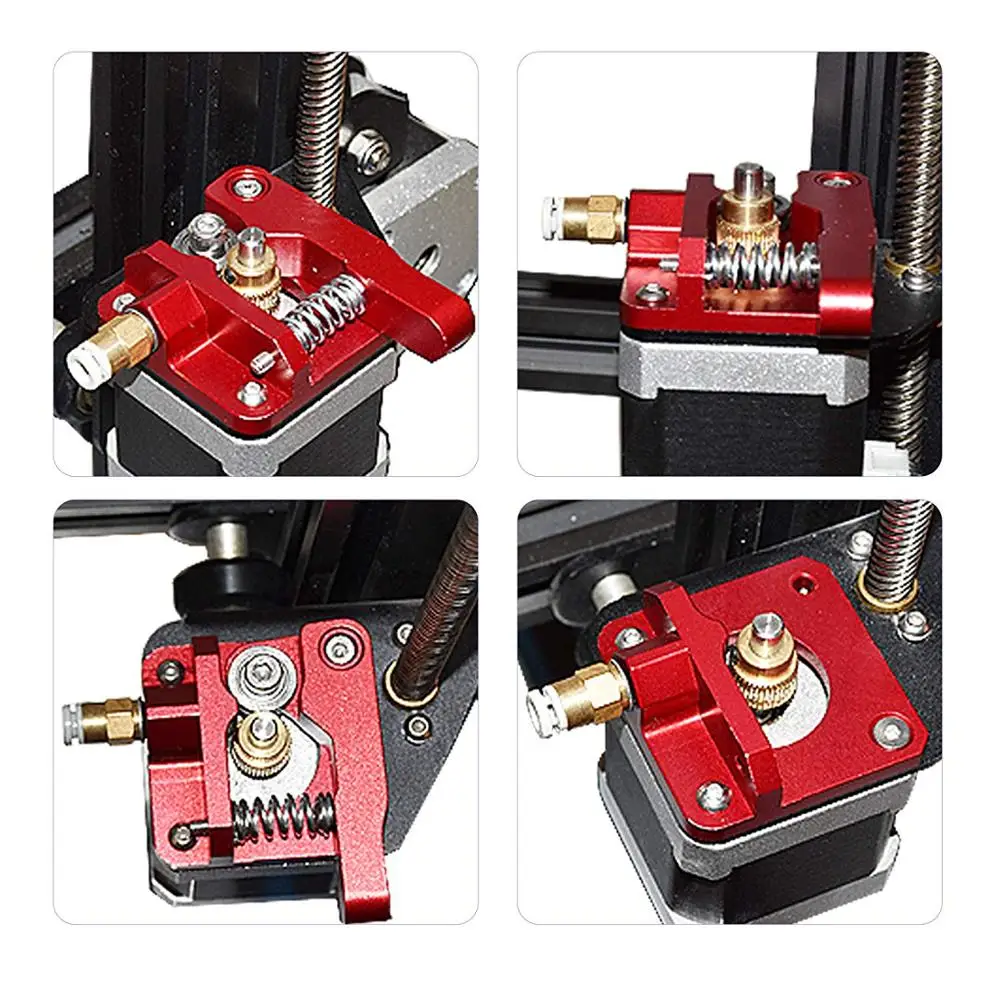 
GIULY Upgraded Aluminum MK8 Extruder Drive Feed for Ender 3/3Pro CR-10, CR-10S, CR-10 S4, CR-10 S5 3D Printer Parts 