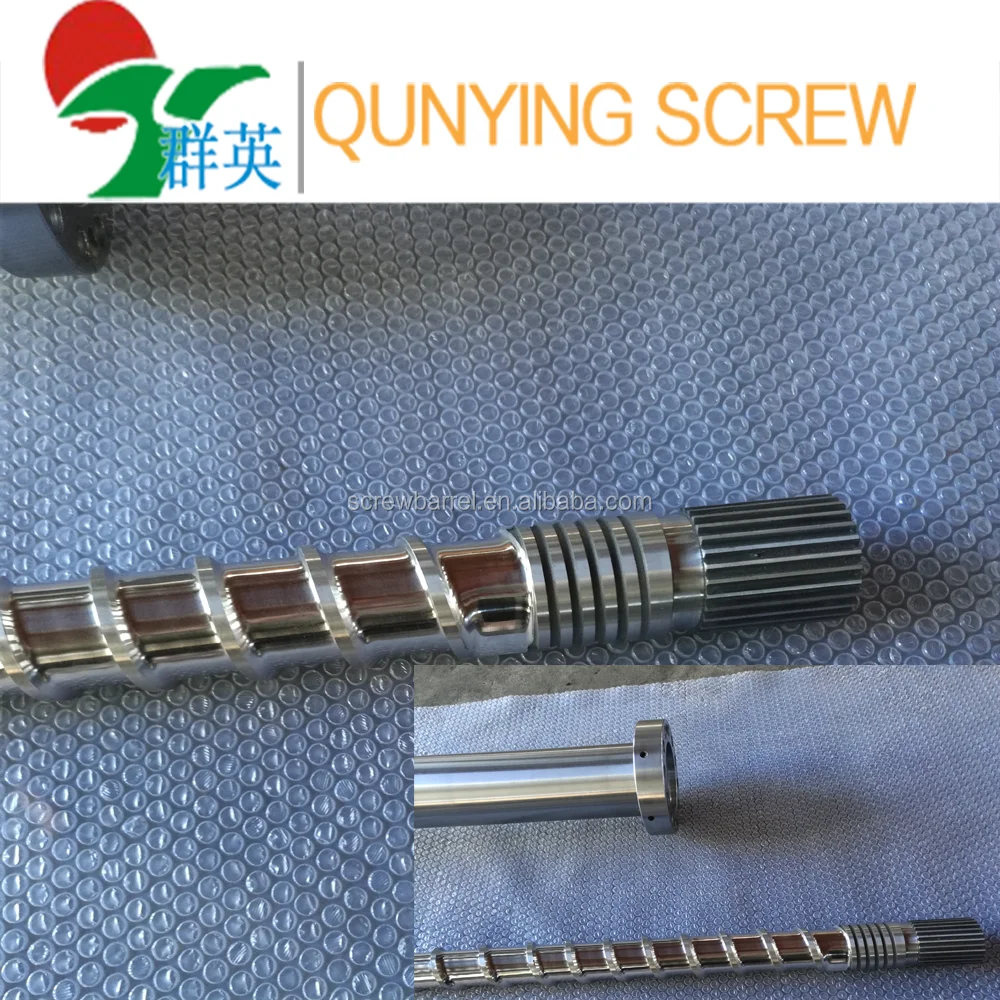 150mm alloy barrel screw Two stage plastic recycling machine/plastic recycling pelletizing screw extruder for PP PE PVC