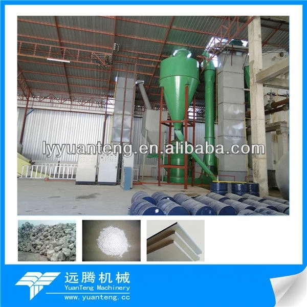 
Gypsum plaster powder production line 