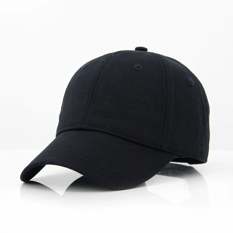 Custom lady 6 panels comfortable cotton fabric ponytail sports hats baseball caps with self fabric back strap and metal adjuster