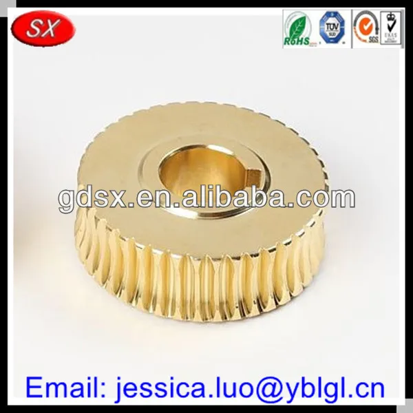 
China Guangdong 2014 high precise brass pinion gears,small brass pinion gear worm gear wheel,crown wheel pinion gear 