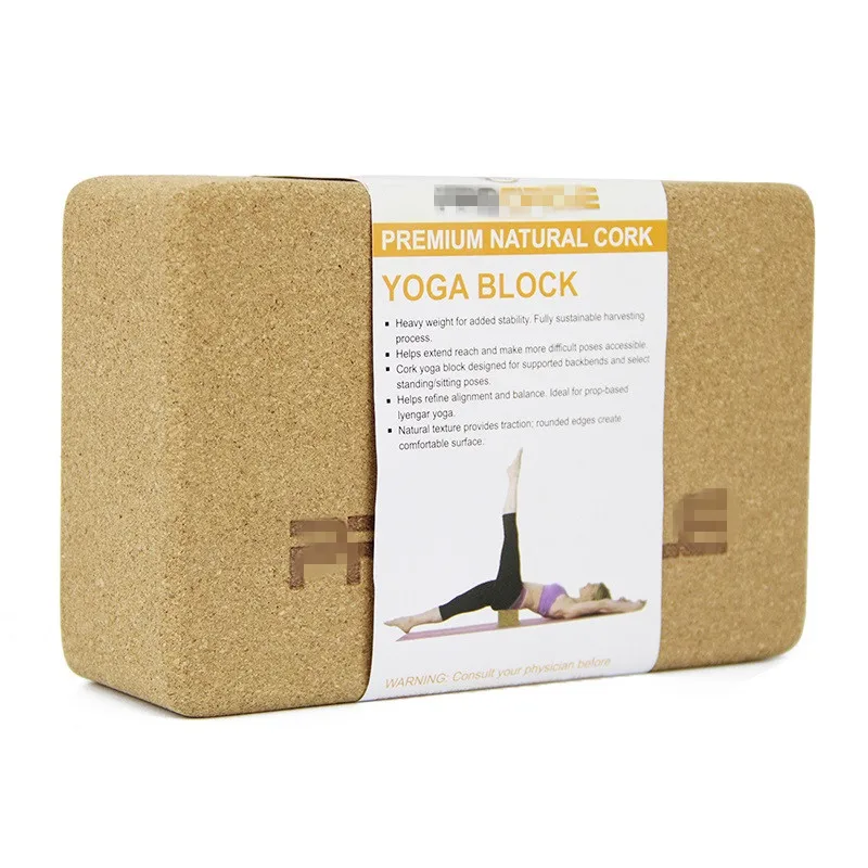 High Density Organic Safety Light Weight Durable Cork Yoga Block