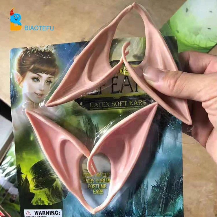 halloween party cosplay rubber fake elf ears