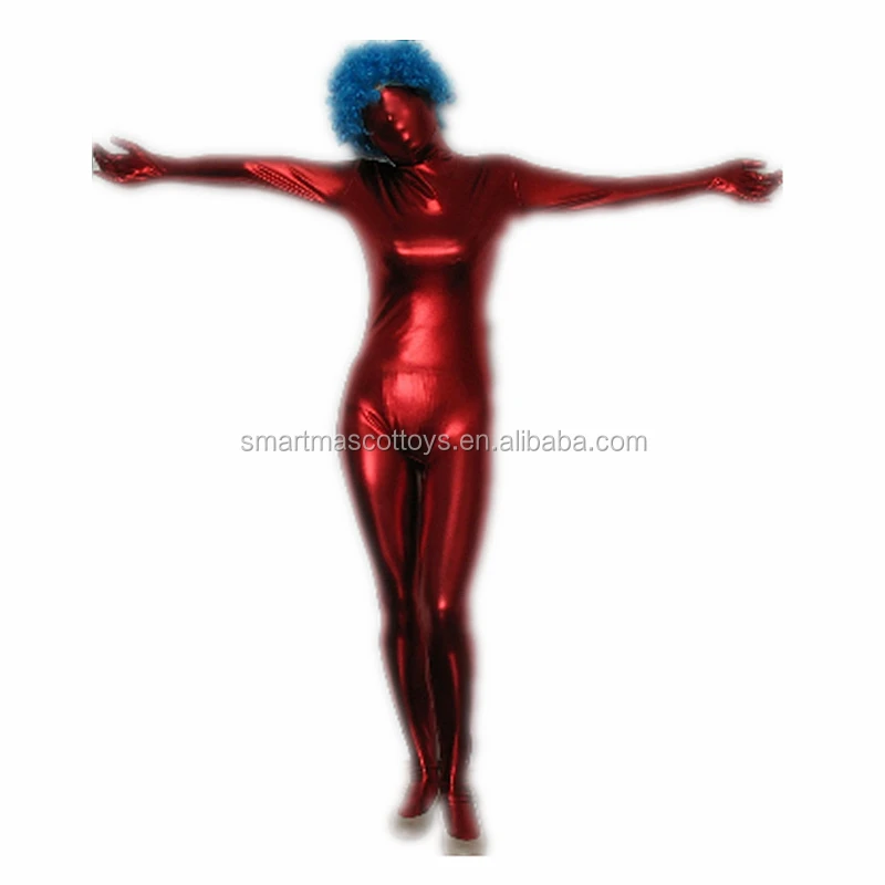 Adult zentai full body suit shiny metallic zentai full body suit