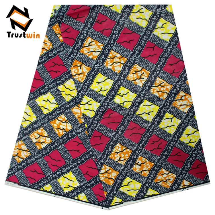 cotton printed wax african wax fabric wholesale