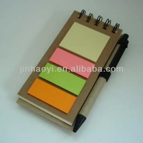 Beautiful notepad with calendar 10 inch custom spiral notebook for student