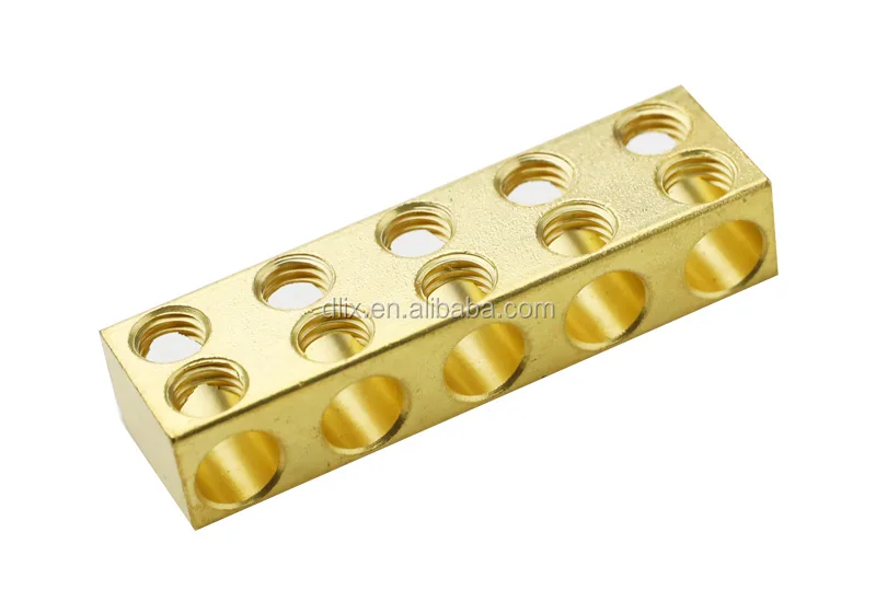brass connector/terminal block connector/brass electric terminal blocks connector