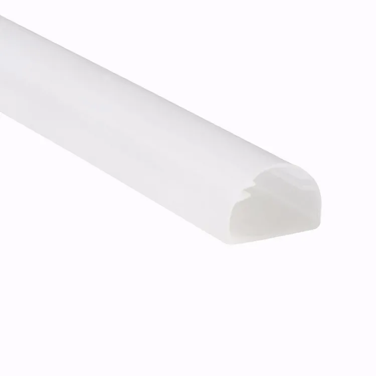 Semicircle U-Shape Plastic extrusion diffuse ABS/PC led Light bar Cover