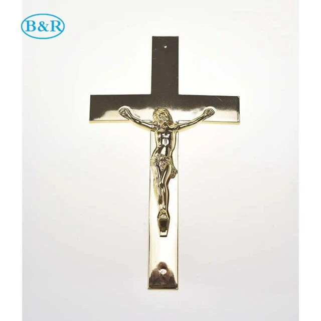 DP021Funeral coffin accessories plastic crucifix manufacturer
