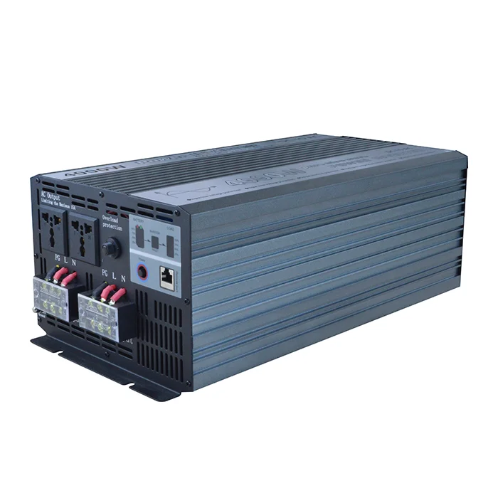 Best Car 4000W Inverter DC 24V AC 220V 60Hz Pure Sine Wave Power Inverter with Fuse Built In