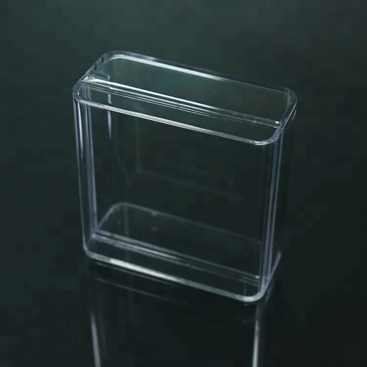 Exquisite jewelry storage transparent plastic box, wholesale customized logo small box