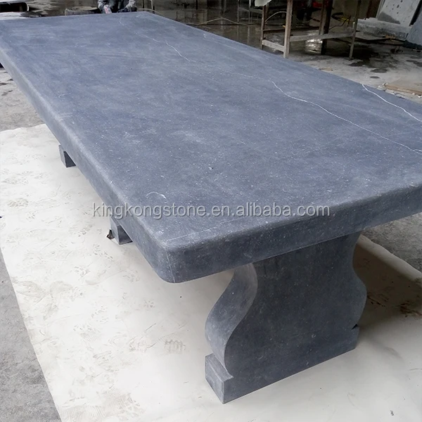 
Factory Supply Outdoor Belgian Bluestone Stone Table 