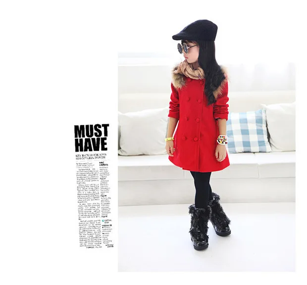 Wholesale new style fashion personality kids woolen jacket high quality children jacket