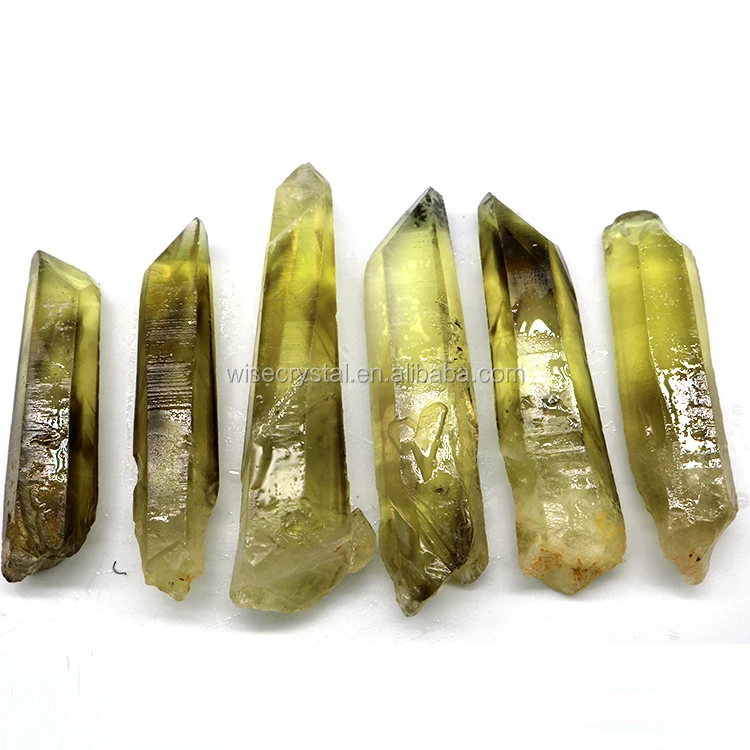 Real Himalayan crystal point citrine crystal point Lemurian Seed